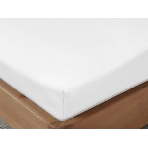 Prostěradlo na vysoké matrace - Bílé rozměry: 90x200 cm, Barva: Bílá