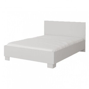 Manželská postel 160x200 Meroth Bílá S roštem