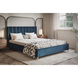 Čalouněná postel Natris 160x200 cm Primo velvet 223