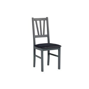 Jídelní čalouněná židle Elvis Černá/látka černá