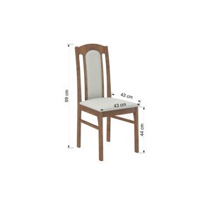 Dřevěná jídelní židle K1 Lefkas