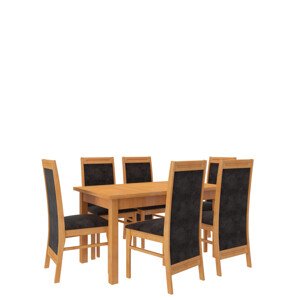 Jídelní set - stůl + židle RODOS 7 Olše