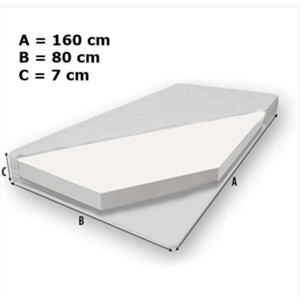 Dětská postel s matrací PEPE MERMAID WITH A STAR 160x80