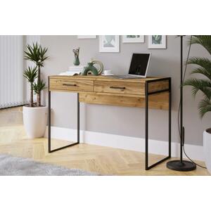 HLM, MAKKY psací stůl v industriálním stylu, 80x120 cm