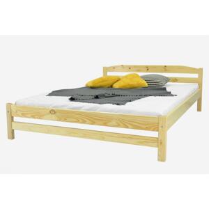 MPE, ADRIANA 160x200 postel z masivního dřeva, dekor borovice, olše, dub, ořech