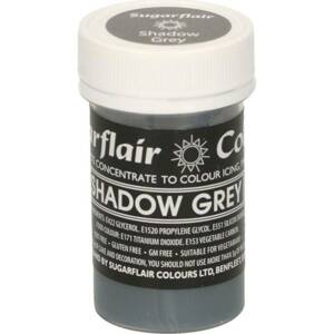 Pastelová gelová barva Sugarflair (25 g) Shadow Grey