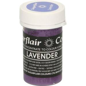 Pastelová gelová barva Sugarflair (25 g) Lavender