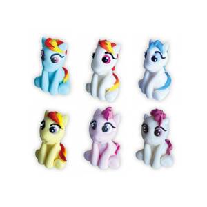 Cukrová figurka Unicorn My Little Pony 6ks 6cm - Dekor Pol