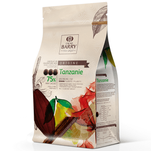 Cacao Barry Origin čokoláda TANZANIE hořká 75% 1kg - Callebaut